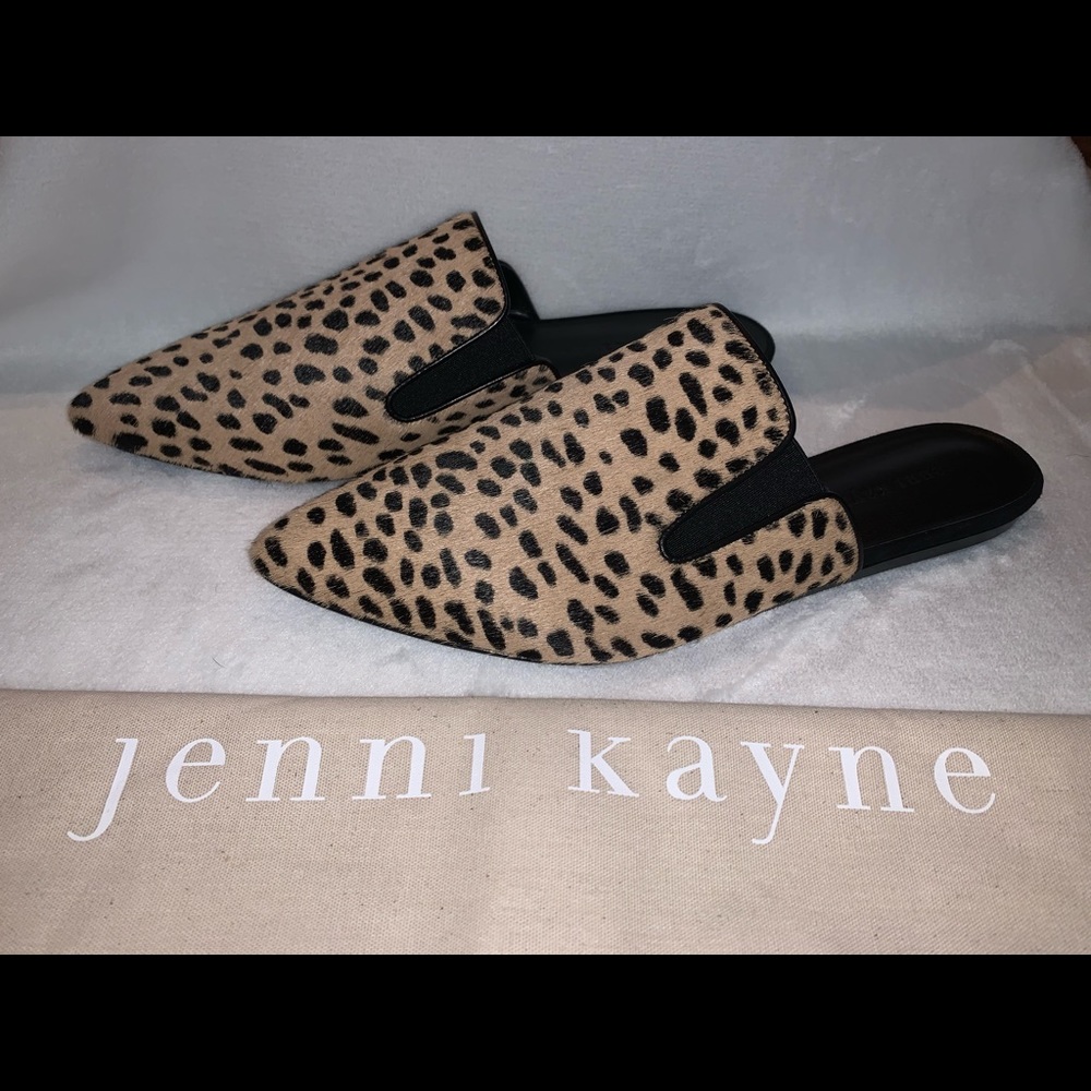 Jenni Kayne Cheetah Mules / Sandals